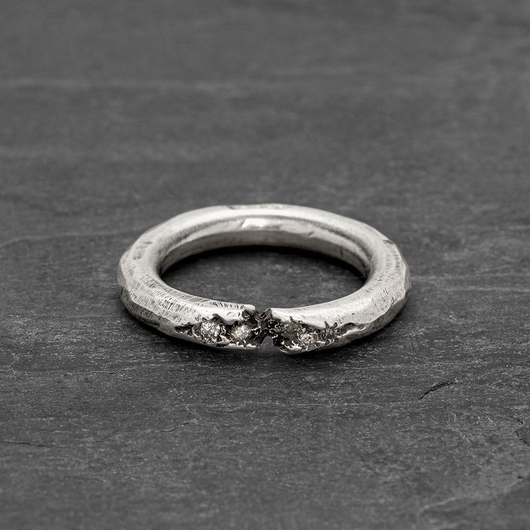 Broken grey ring