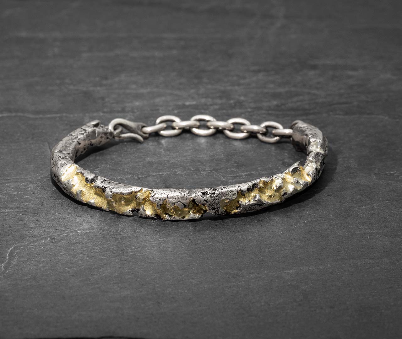 Lava gold bracelet