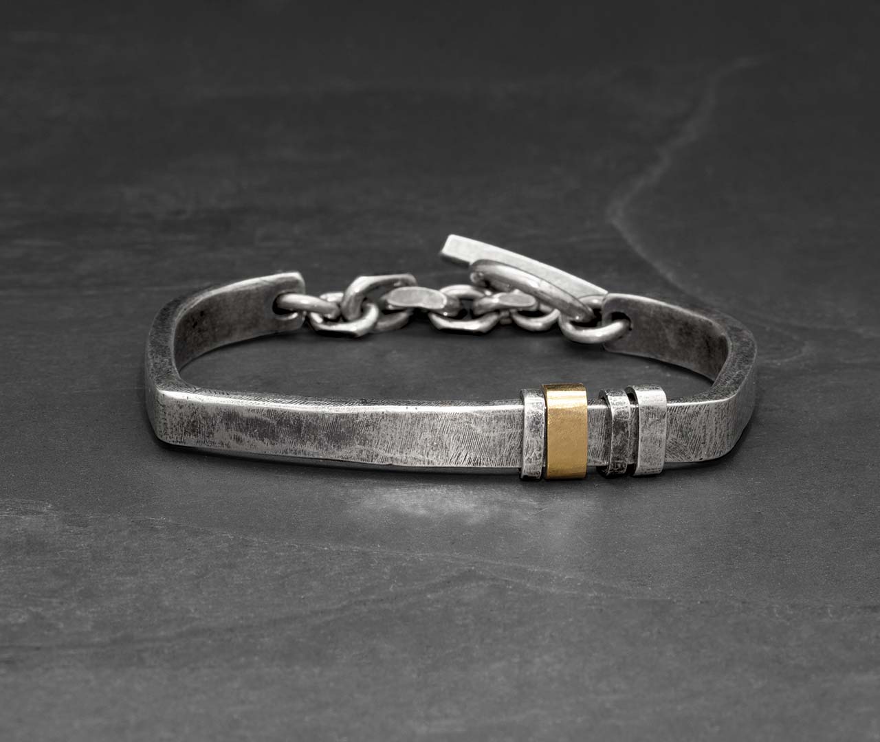 Square rings bracelet