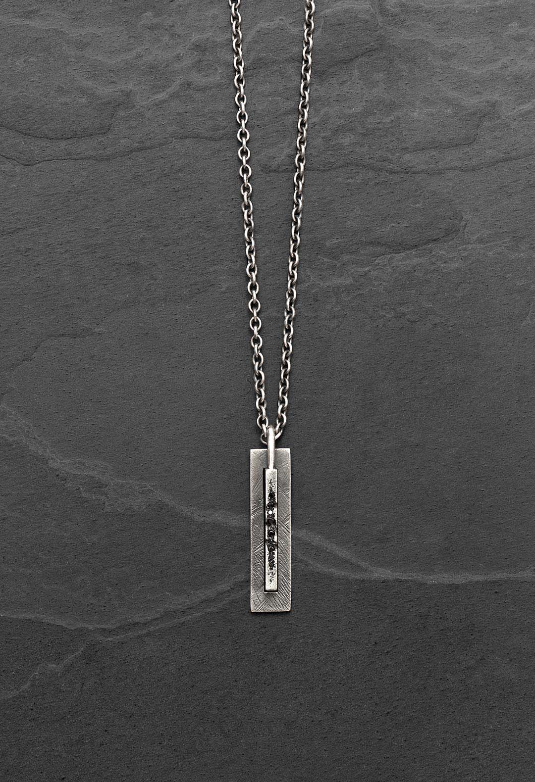 B Block necklace