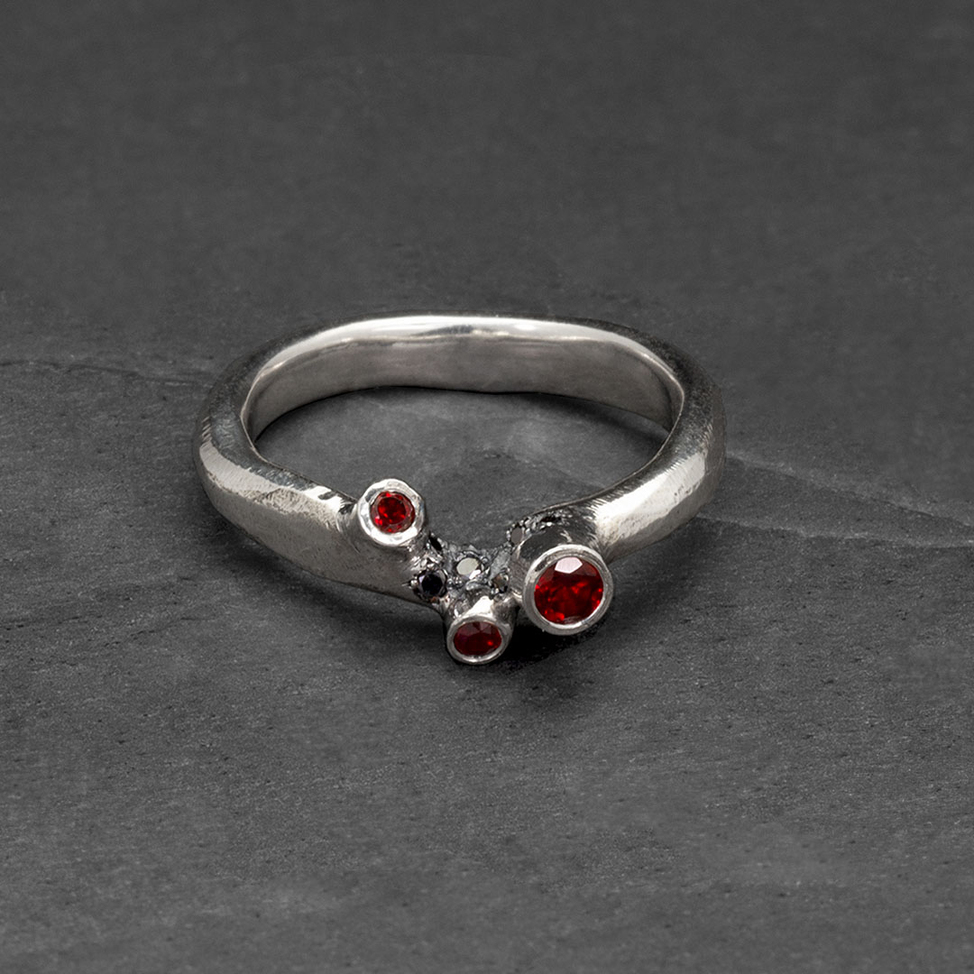 Red torn ring