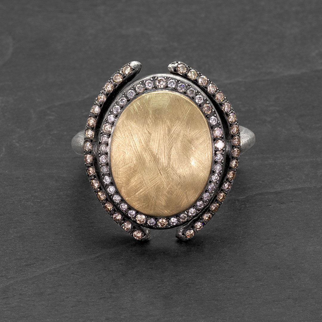 Gold arion ring